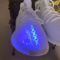 椰子350v2真爆冰蓝新灰橙油斑马芝麻黑粉黑红字斑马跑步鞋男