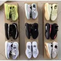 椰子350V2芝麻灰油 新灰橙 白斑马冰蓝黑粉椰子500盐雾 灰白
