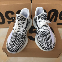 公蛇椰子版本冬季椰子350V2男鞋冰蓝白斑马纯白色女鞋莆田