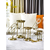 SAUMUR时间沙漏摆件计时器欧式小创意书房办公室桌面装饰简约现代