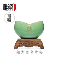 雅瓷[哥窑和为贵]老板办公桌摆件送领导男开业高端办公室礼品