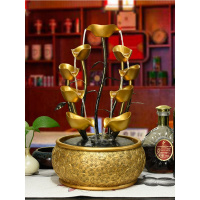 开业礼品摇钱树流器摆件办公室店铺创意送礼风轮招财室内转运