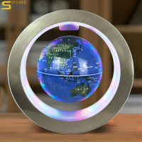 磁悬浮地球仪家居客厅办公室创意生日艺术品摆件元旦开业礼品