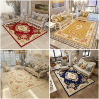 北欧简约现代中式床边卧室地毯客厅沙茶几毯家用办公满铺红地毯