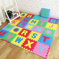 小孩地毯爬行垫婴儿童游戏玩耍字母拼图地垫拼接宝宝防摔垫子卧室