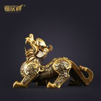 铜欣祥开光纯铜貔貅摆件家居装饰品客厅办公室工艺品招财风摆件