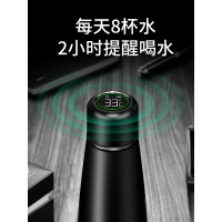 小怪保温杯男士女简约个性智能红杯子ins学生时尚2018新款