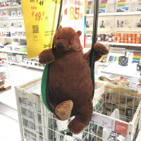 上海宜家国内尤恩格斯库格毛绒玩具熊大笨熊公仔玩偶抱枕邮