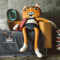 carihome男朋友搞怪抱枕可爱动漫卡通娃娃床上沙陪你睡觉大玩偶