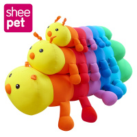 Sheepet舒宠纳米粒毛毛虫睡觉儿童抱枕毛绒玩具玩偶可爱公仔娃娃