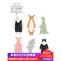 LIVHEART恐龙毛绒玩具娃娃公仔可爱睡觉抱枕玩偶圣诞送女生日