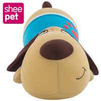 Sheepet舒宠纳米粒狗狗年吉祥物公仔趴趴狗睡觉抱枕情人儿童