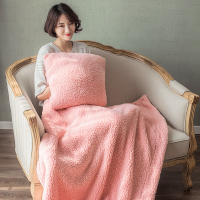 羊羔绒加厚多功能三合一抱枕毯办公室午睡休闲被子折叠暖手抱枕