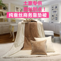 蚕丝多功能汽车用抱枕被子两用纯棉四季车载折叠靠枕头被全棉真丝