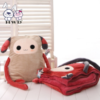豪伟达星际云雾宝贝小精灵靠垫抱枕两用空毯子被子邮