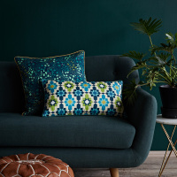 蜡笔派沙客厅美式乡村腰靠复古风格抱枕全麻欧式定制汽车靠垫