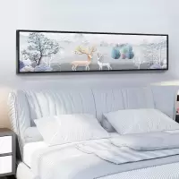 北欧卧室床头装饰画床头画 壁画简约卧室墙壁装饰卧室画床头挂画