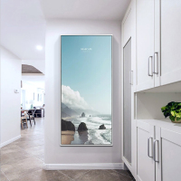 竹迪玄关装饰画现代简约进过道风景挂画北欧入户走道海景墙壁画