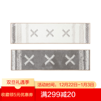 [青山美宿]邦加北欧设计简约印花可洗进毯床边毯厨房鞋柜垫