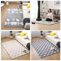外贸地毯客厅卧室可爱毛绒简约茶几垫床边地毯地垫北欧地垫毯定制