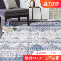 日式客厅地毯 印度手工编织棉飘窗现代简约可洗床边卧室北欧地毯