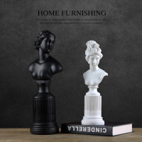 北欧现代简约女神像装饰摆件客厅书房样板间人物工艺品塑摆设