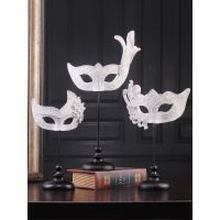 北欧风格家居摆件创意复古威尼斯面具家居酒柜装饰品软装小工艺品