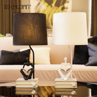 北欧式简约现代客厅台灯卧室床头灯创意个性浪漫温馨搬新家居