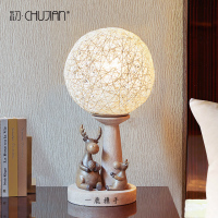 北欧婚房温馨灯具台灯卧室床头灯创意浪漫公主送闺蜜新结婚品