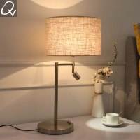 美式台灯卧室床头灯简约现代客厅书房设计师创意书桌阅读北欧台灯