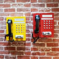 复古摆件室内装饰品壁挂装饰客厅餐厅墙面装饰挂件仿真挂壁电话机