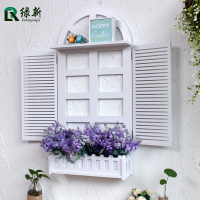 创意家居假窗壁挂地中海风格装饰品欧式田园北欧假窗户墙面装饰窗