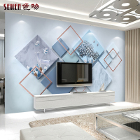 电视背景墙5D立体墙纸客厅沙壁纸壁画简约现代影视背景墙壁布