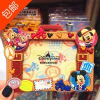 香港迪士尼邮米奇米妮达菲雪莉玫旅行箱造型卡通相框相架冰箱贴