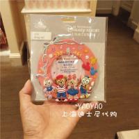 上海迪士尼乐园 牛仔风达菲熊雪莉玫星黛露磁贴相框冰箱贴装饰贴