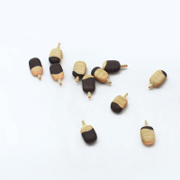 [雪糕冰箱贴]趣味手工极简实木吸磁贴一套5个 萚兮×创木工房