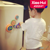 美国直邮 创意冰箱磁铁玩具TOMY儿童早教电动齿轮磁力冰箱贴