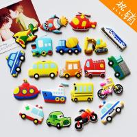 可爱创意冰箱贴磁贴卡通交通工具儿童教学黑板白板早教玩具吸铁石