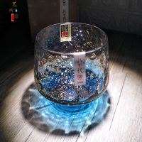 日本进口佐佐木八千代星空杯 纯手工金箔杯威士忌杯 精致女神杯