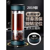 茶之恋高档创意茶分离泡茶杯双层玻璃过滤便携随手杯女男士杯子