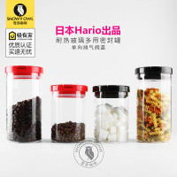 HARIO日本玻璃密封罐咖啡豆储存罐食品真空收纳储物罐果酱罐