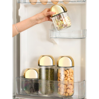 艾美诺 玻璃瓶密封罐茶叶杂粮储物食品干果奶粉储存厨房收纳罐子