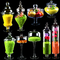 欧式玻璃糖果储物罐家用客厅坚果五谷杂粮收纳瓶厨房零食坛无铅缸