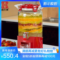 居元素玻璃密封罐家用透明酵素罐酵素瓶泡酒玻璃瓶酵素桶阿波罗