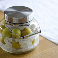 现货日本石塚硝子超大容量玻璃密封罐泡酒瓶酿酒罐药酒瓶泡菜坛子