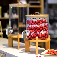 耐高温家用冷壶开关冷饮啤酒桶商用玻璃果汁鼎防爆泡酒瓶带龙头