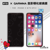BT21防弹少年团iPhonex息影钢化玻璃膜10苹果X卡通BTS全屏前贴膜