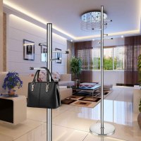 出口不锈钢落地衣帽架现代简约时尚挂衣架卧室环保办公衣架晾衣架