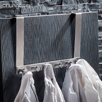 304不锈钢拉丝后挂钩创意免钉免打孔挂衣架浴室衣服挂衣钩壁挂