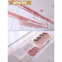 名至晒衣篮多层毛衣晒袜架晒内衣不锈钢晾晒衣兜平铺晾衣架